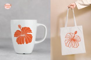 Hibiscus Flower SVG DXF Graphic by Yamurchik · Creative Fabrica