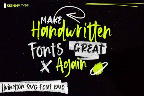 Livington Duo Font PNG with transparent background - Preview 6
