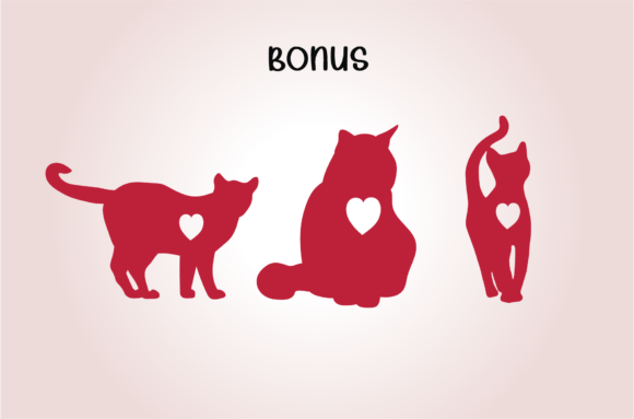 Meaow Font PNG with transparent background - Preview 3