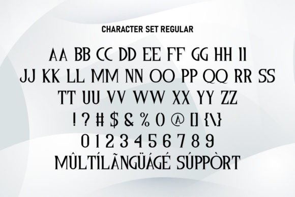 Morristown Font font preview - 4