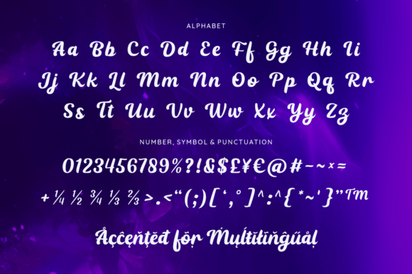 Neila Font PNG with transparent background - Preview 4
