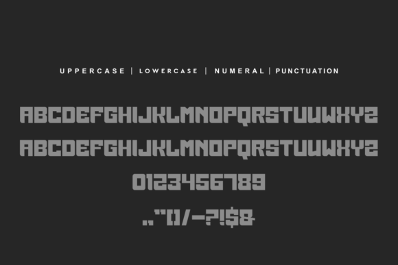 Netro Nescary Font PNG with transparent background - Preview 3