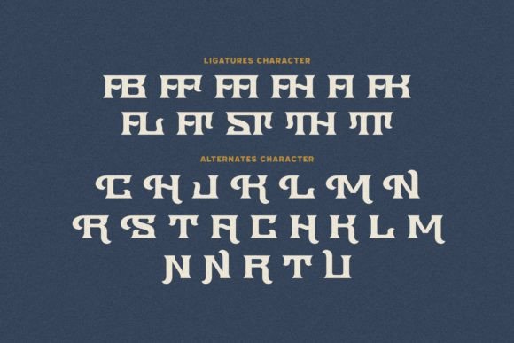 Onec Nords Font font preview - 3