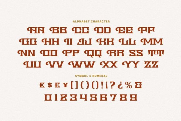 Onec Nords Font font preview - 4