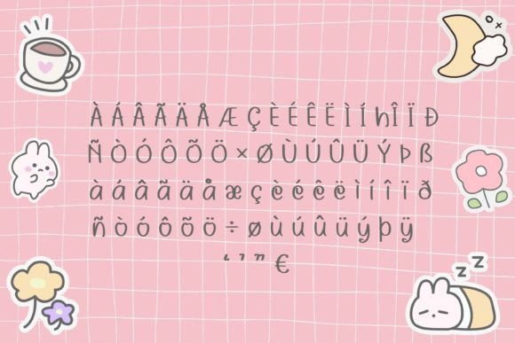Requcory Font PNG with transparent background - Preview 3