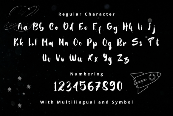 Rocket Ranger Font PNG with transparent background - Preview 4