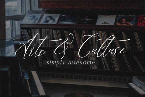 Scarlet Flettcher Font PNG with transparent background - Preview 2