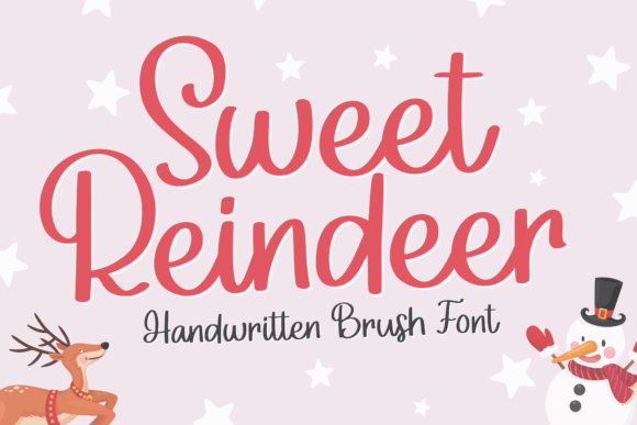 Sweet Reindeer Script & Handwritten Font By Holydie Studio
