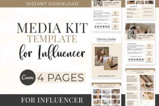 4 Page Media Kit Canva Template Graphic by SnapyBiz · Creative Fabrica
