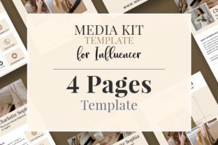 4 Page Media Kit Canva Template Graphic by SnapyBiz · Creative Fabrica