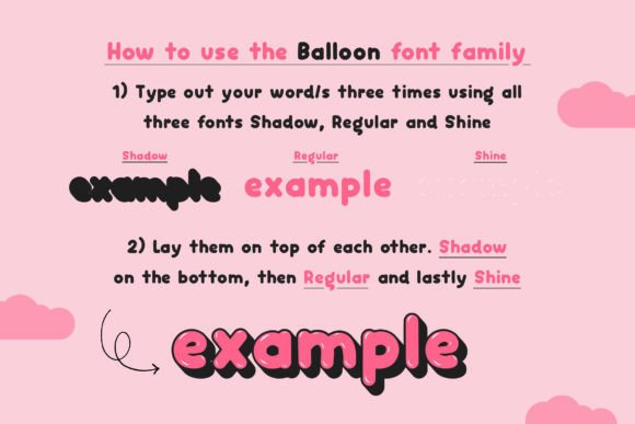 Balloon Font - Preview 3