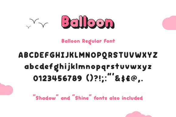Balloon Font - Preview 4