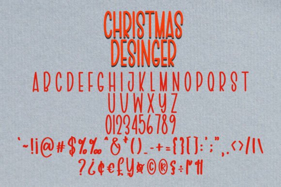 Christmas Designer Font - Preview 3