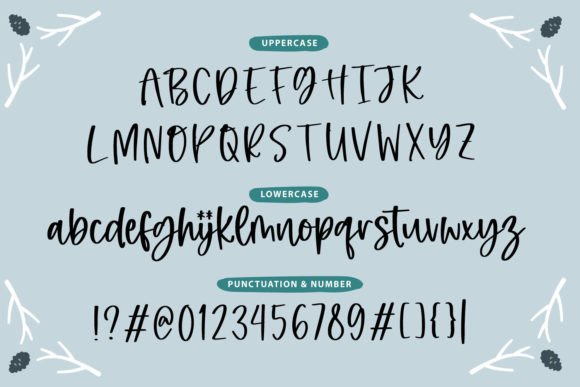 Desthia Winter Font - Preview 2