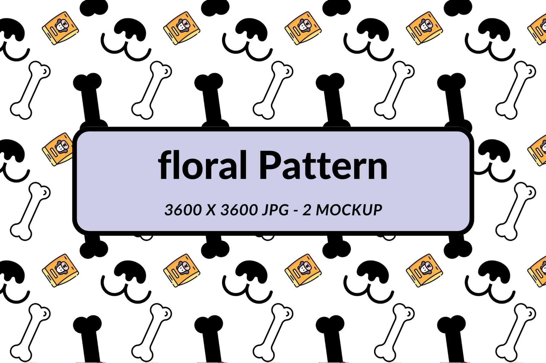 Dog Pattern Graphic by TNI House · Creative Fabrica