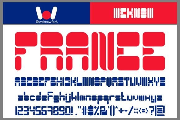 Football Font - Preview 1