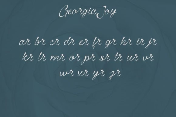 Georgia Joy Font - Preview 4