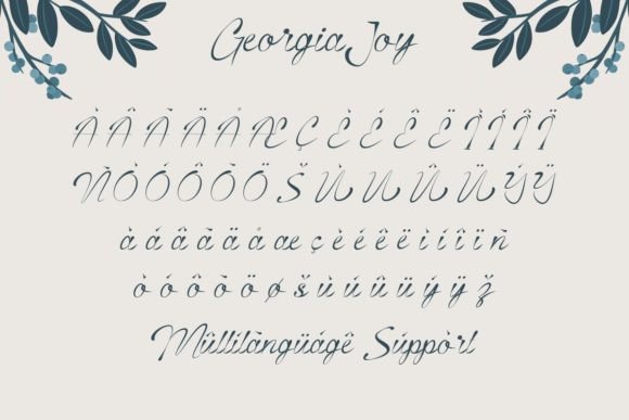 Georgia Joy Font - Preview 6