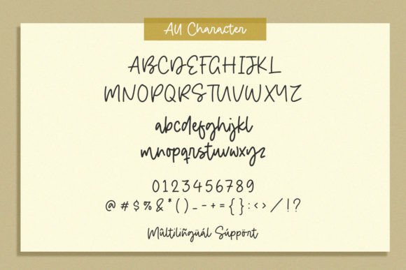 Golden Estella Font - Preview 5