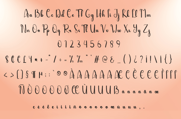 Handmade Style Font - Preview 5