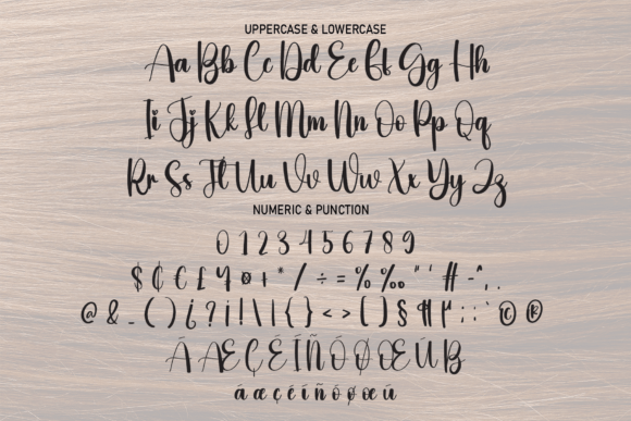 Hooked Font PNG with transparent background - Preview 6
