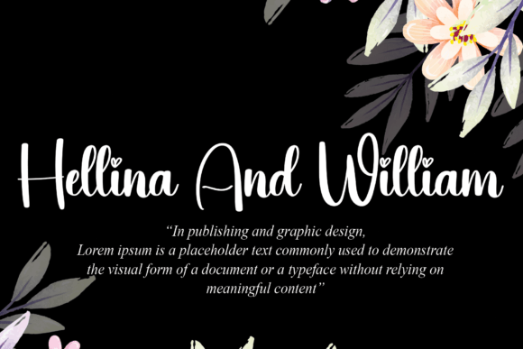 Hugging Font PNG with transparent background - Preview 2