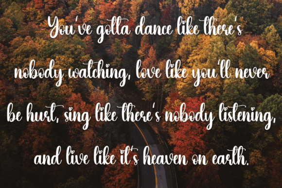 Hugging Font PNG with transparent background - Preview 5
