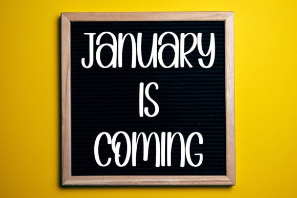 January Font - Preview 1