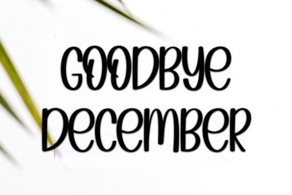 January Font - Preview 2