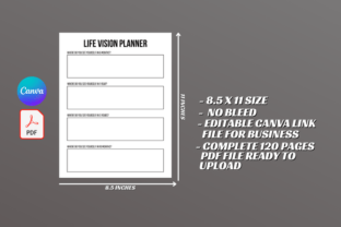Life Vision Planner - Canva Template Graphic by Alternative Creative ...