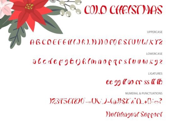 Cold Christmas Font - Preview 1