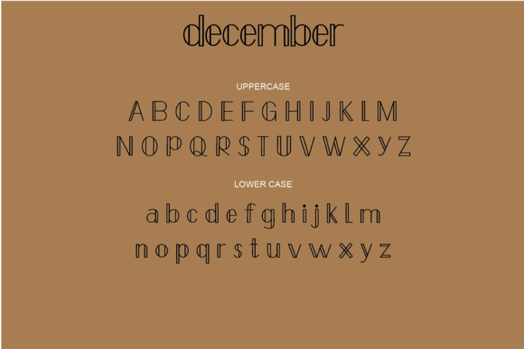 December Font - Preview 4
