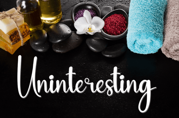 Evening Font - Preview 3