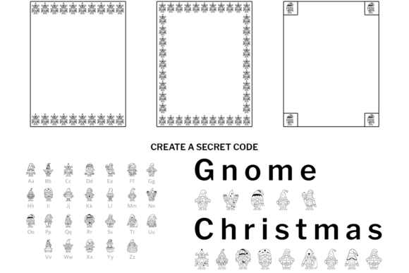 Gnome Christmas Doodle Font - Preview 5