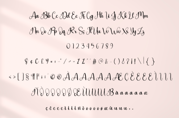 Hello Valentine Font PNG with transparent background - Preview 5