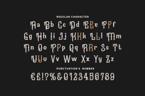 Koriec Font PNG with transparent background - Preview 4