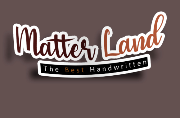 Matter Land Font PNG with transparent background - Preview 1