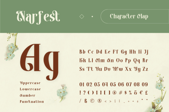 Narfest Font PNG with transparent background - Preview 1