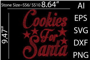 Printable Cookies for Santa Rhinestone Graphic by mdnayonmia711 ...