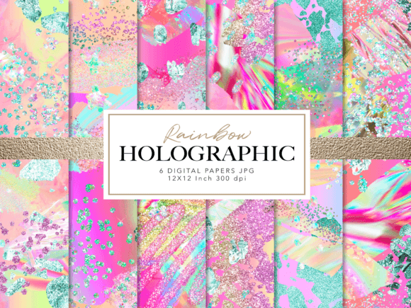 Rainbow Holographic Backgrounds