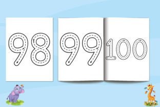 Big Number Tracing Workbook for Kids Graphic by 2masudrana4 · Creative ...