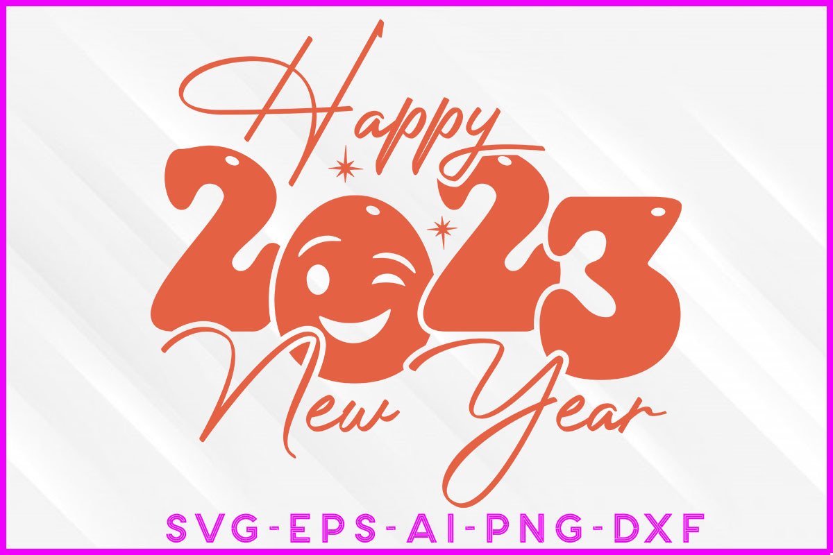 Happy New Year 2023 Design Graphic by Designer_Sultana · Creative Fabrica