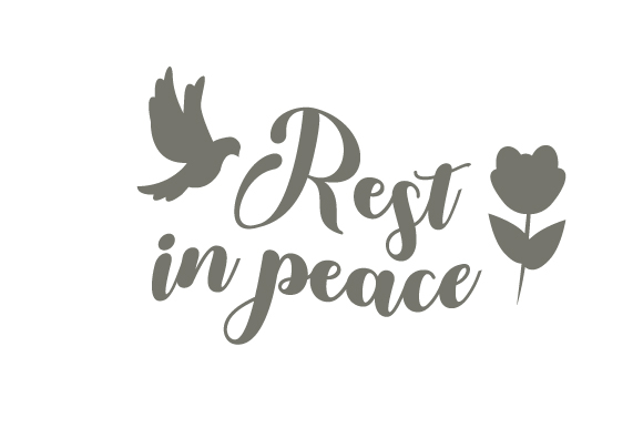Rest in Peace Arquivo de Corte SVG por Creative Fabrica Crafts