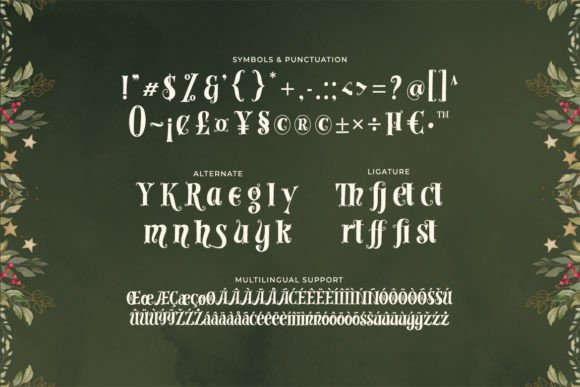 Arthicoke Font - Preview 2