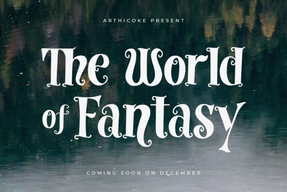 Arthicoke Font - Preview 4