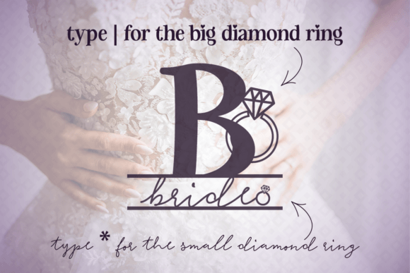 Be My Diamond Font PNG with transparent background - Preview 2