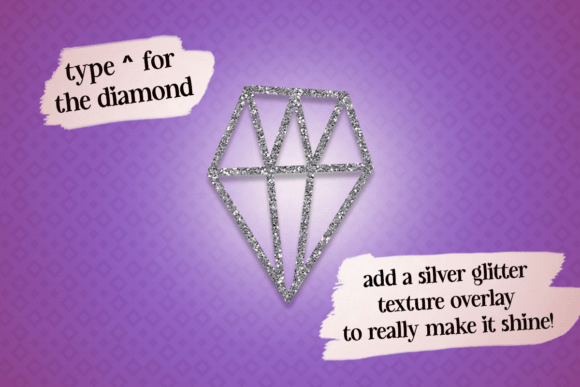 Be My Diamond Font PNG with transparent background - Preview 4