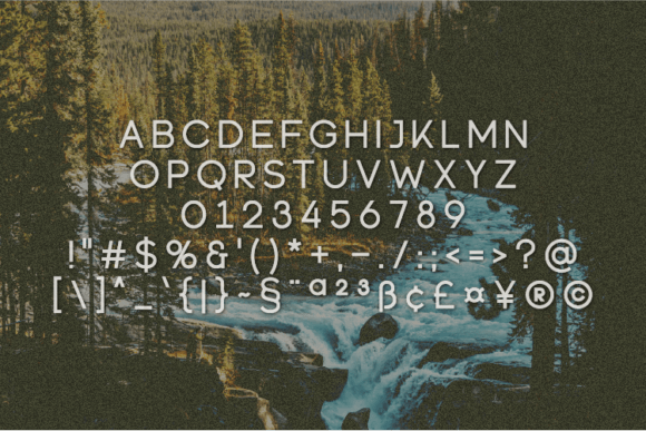 Deounder Font PNG with transparent background - Preview 1