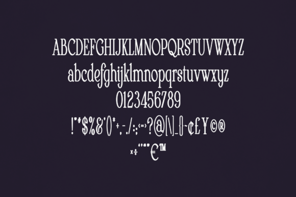 Evening Font - Preview 1