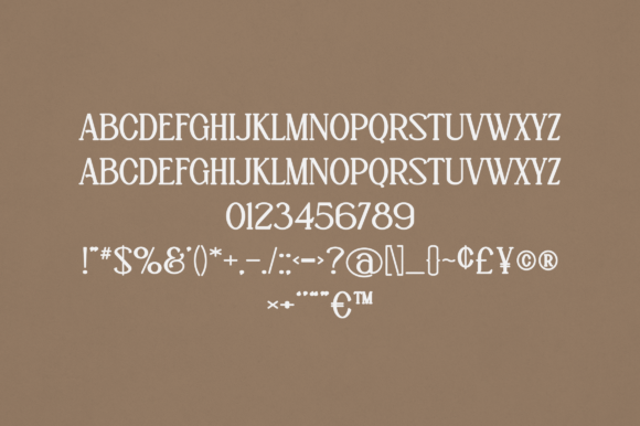 Petrea Font PNG with transparent background - Preview 1
